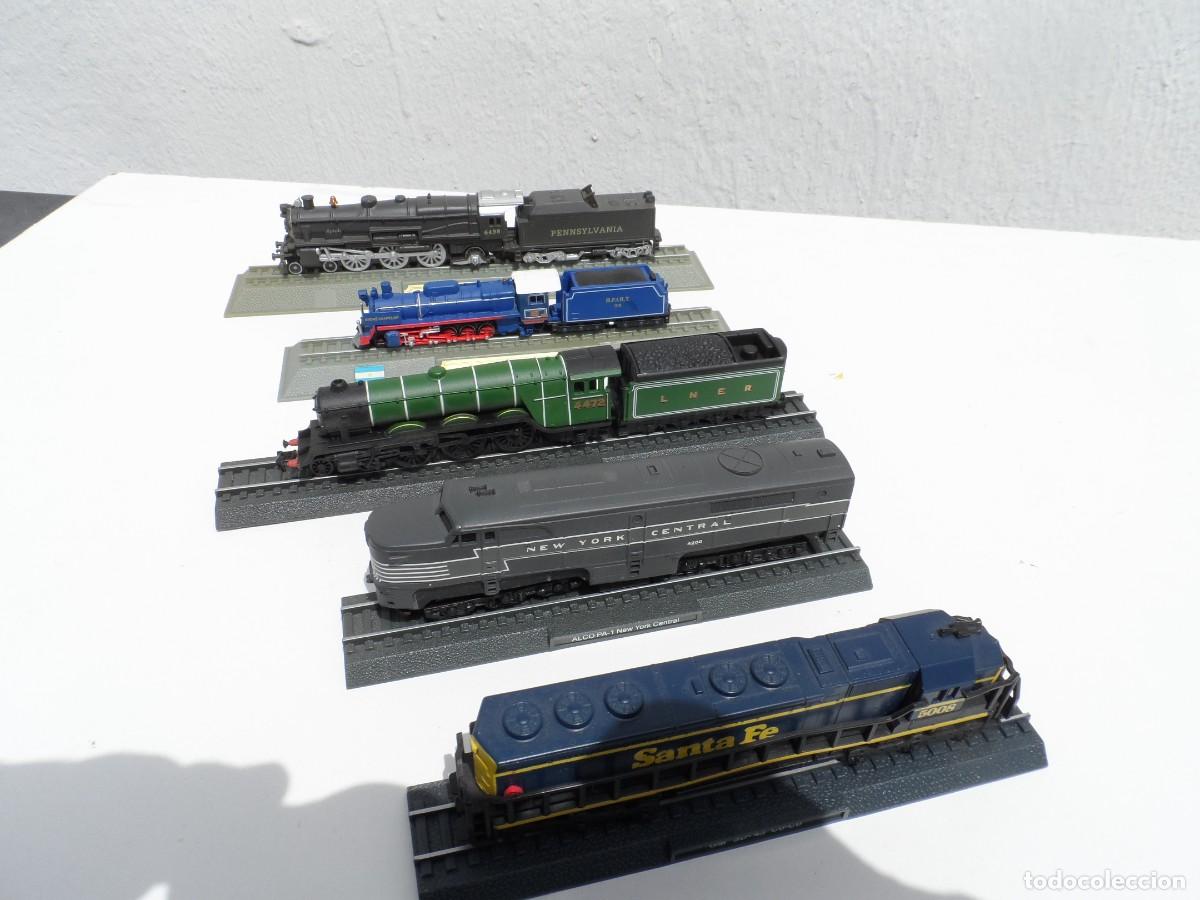 Trenes Escala: SET DE 5 LOCOMOTORAS ESTATICAS ESCALA N