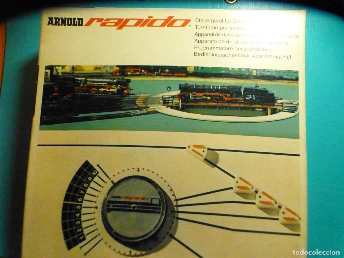 Trenes Escala: Preselector 24 posiciones Plataforma Giratori Maqueta Tren El&eacute;ctrico - Arnold R&aacute;pido 0855 Escala N -