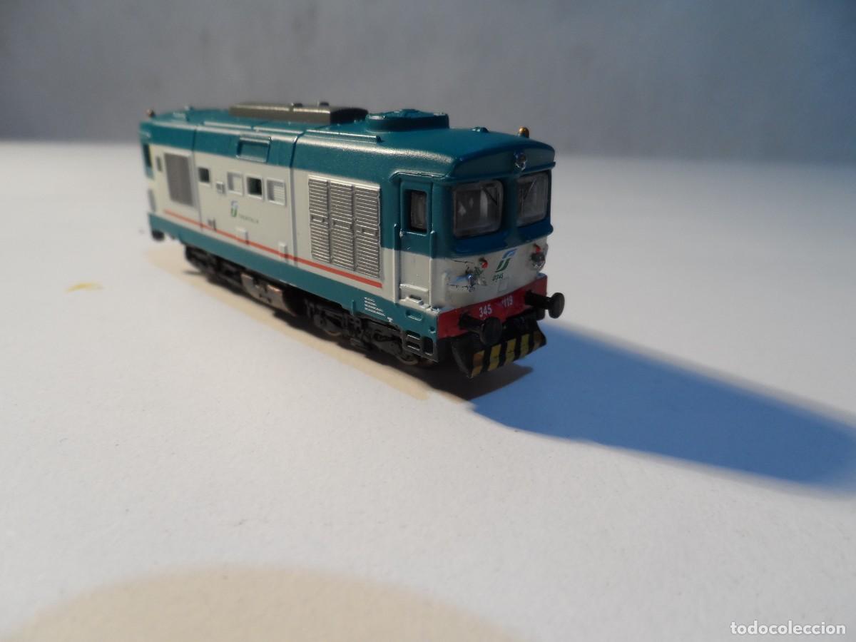 Trenes Escala: LOCOMOTORA FS D 345 MOTORIZADA CON MINITRIX ESCALA N