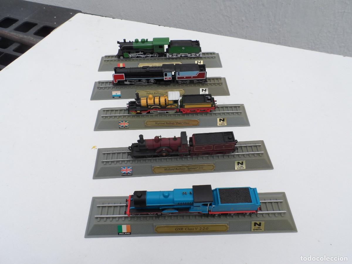 Trenes Escala: LOTE 5 LOCOMOTORAS ESTATICAS SIN MOTOR ESCALA N