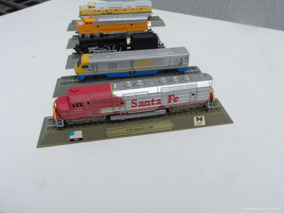 Trenes Escala: SET COMPUESTO DE 5 LOCOMOTORAS ESTATICAS ESCALA N
