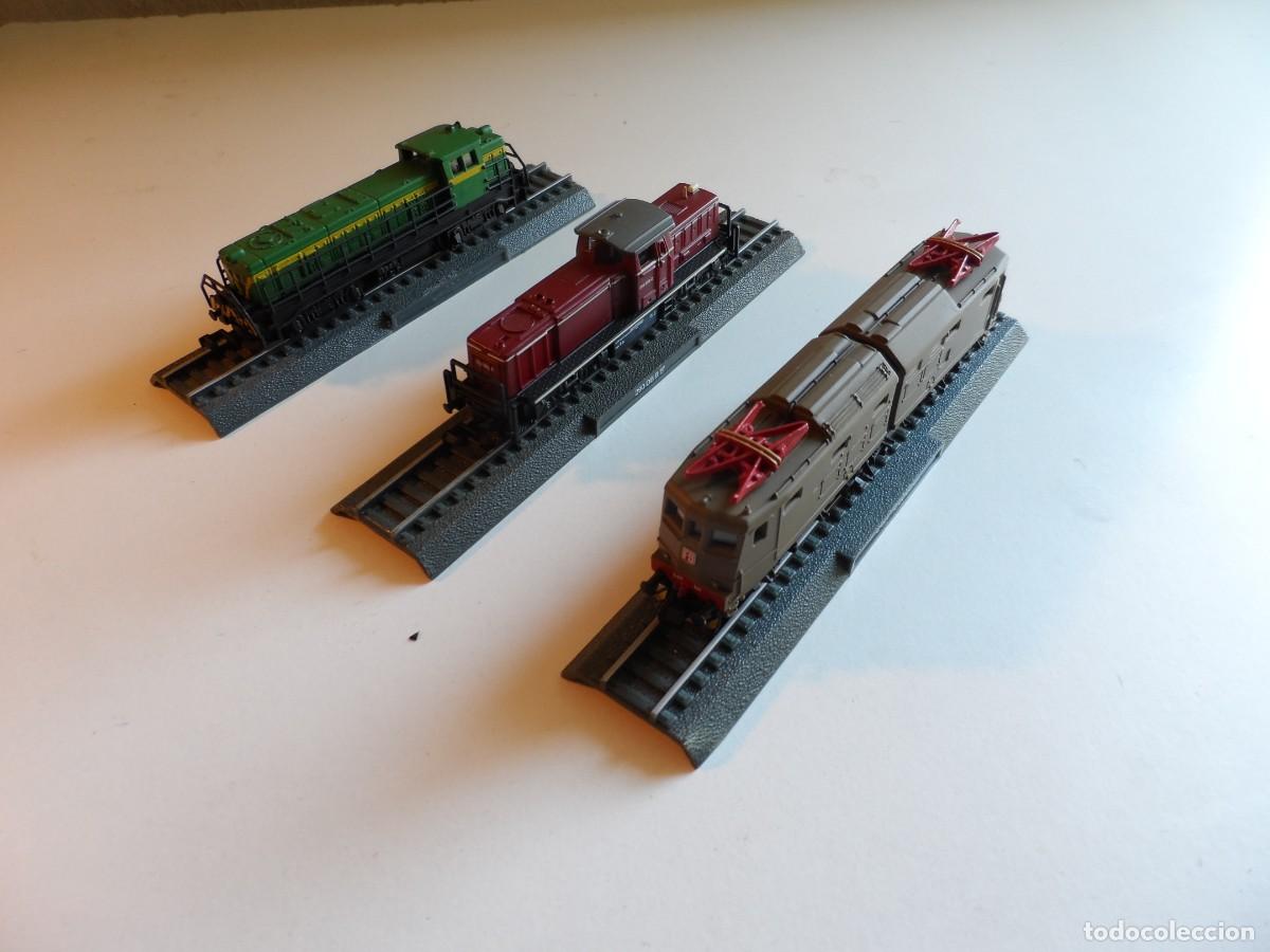 Trenes Escala: 3 LOCOMOTORAS SIN MOTOR ESTATICAS CIL ESCALA N