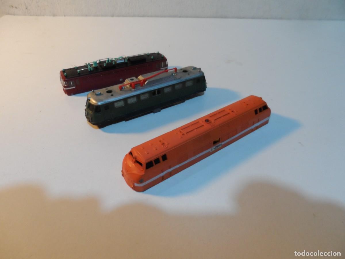 Trenes Escala: 3 CARROCERIAS LOCOMOTORAS ESCALA N
