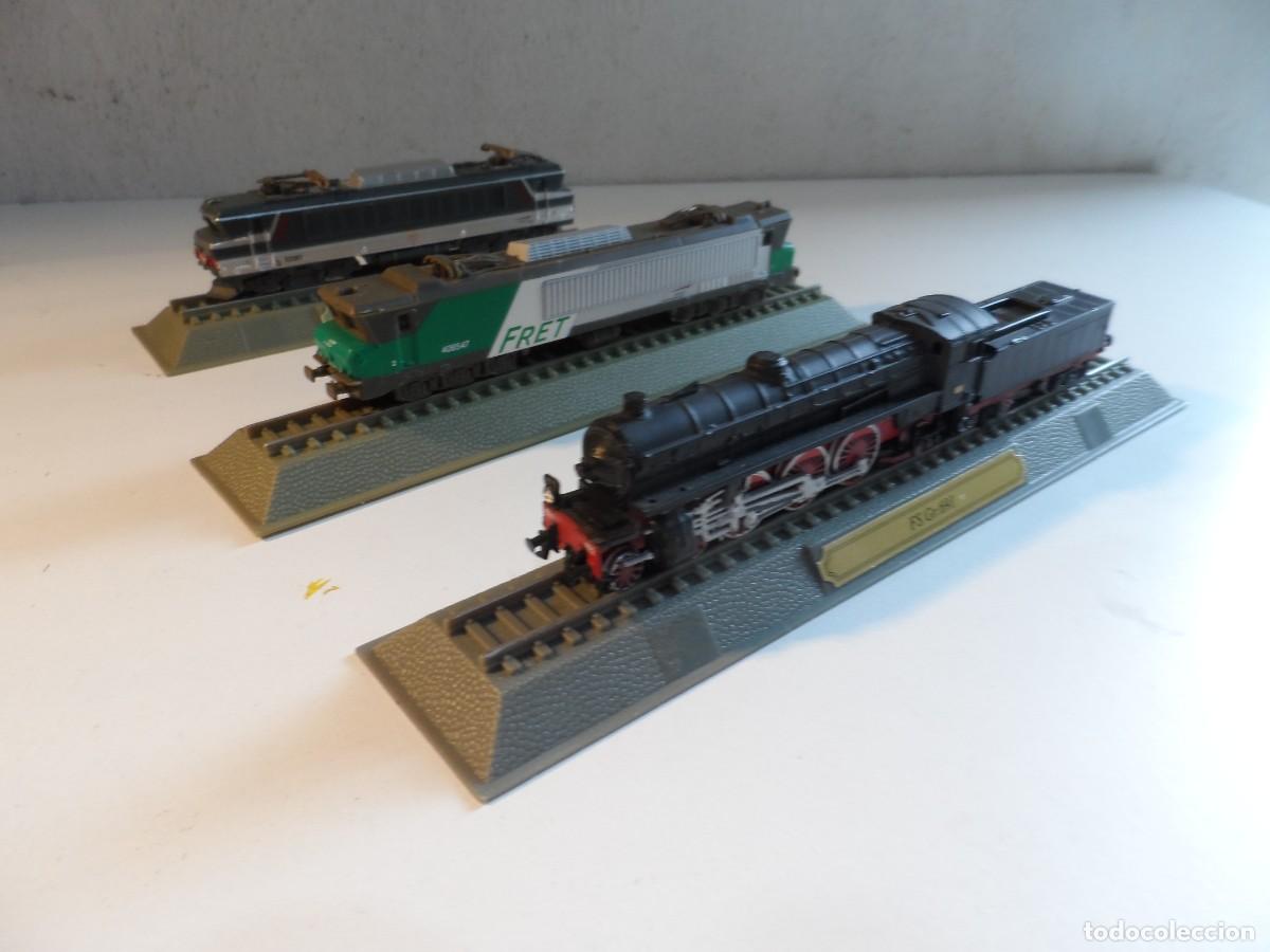 Trenes Escala: SET DE 3 LOCOMOTORAS ESTATICAS SIN MOTOR ESCALA N