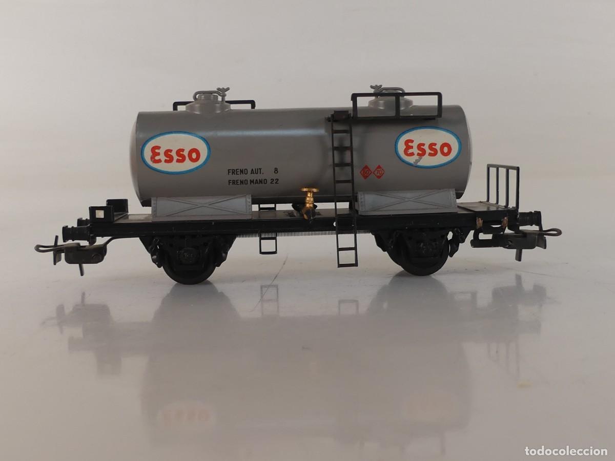 Modelleisenbahnen: VAGON CISTERNA ESSO DE ELEKTROTREN ESSO ESCALA -N-