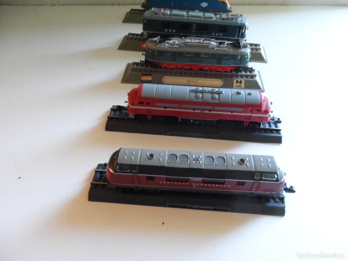 Trenes Escala: SET COMPUESTO DE 5 LOCOMOTORAS SIN MOTOR ESCALA N