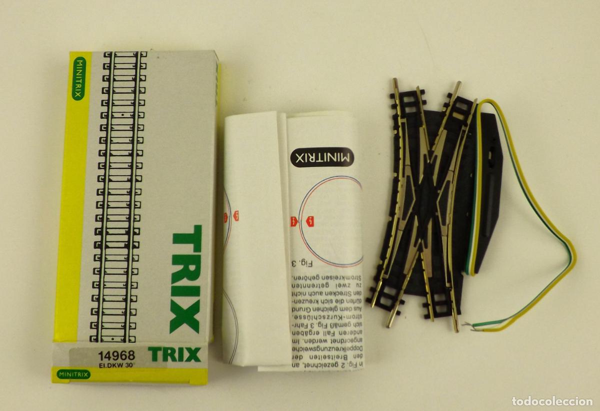 Trenes Escala: Trix N 14968 Cruce curva 30&ordm; Motorizado