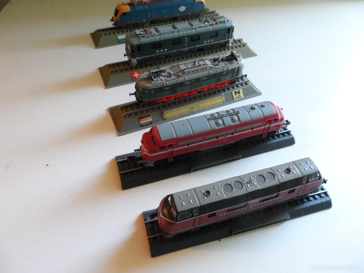 Trenes Escala: SET COMPUESTO DE 5 LOCOMOTORAS SIN MOTOR ESCALA N