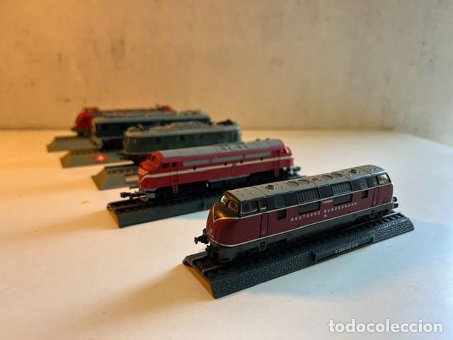Trenes Escala: SET COMPUESTO DE 5 LOCOMOTORAS SIN MOTOR ESCALA N