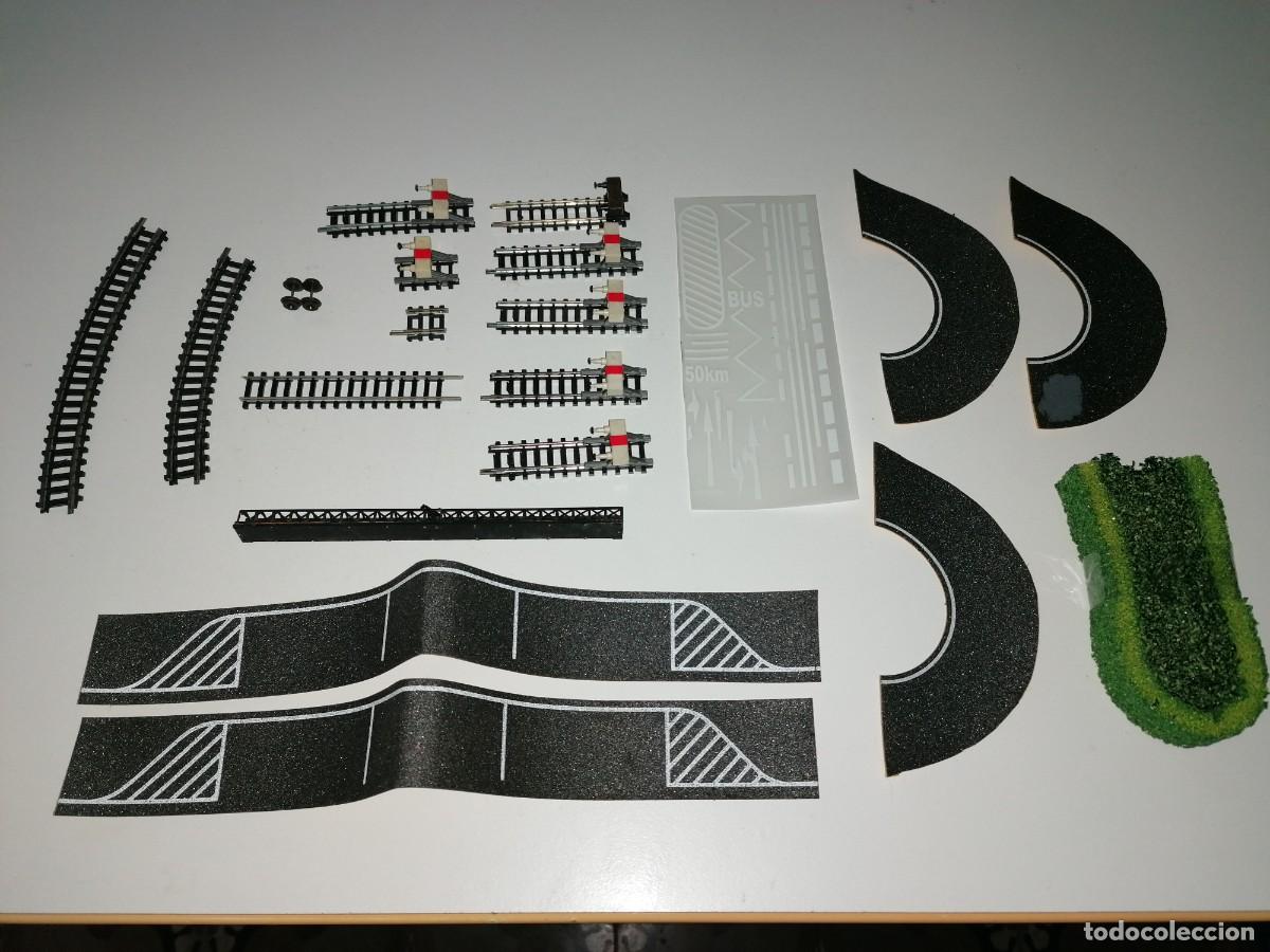 Modelleisenbahnen: Accesorios N Lote de V&iacute;as y Accesorios para Maqueta de Tren Buen Estado