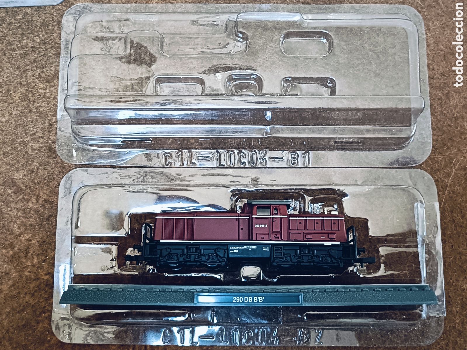 Trenes Escala: LOCOMOTORA ESTATICA. 290 DB B'B'. EN BLISTER ORIGINAL