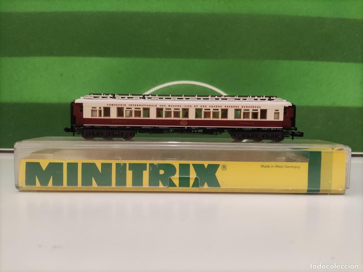 Trenes Escala: Vag&oacute;n pasajeros Sliping - Car / Voiture - Lits Minitrix REF 3179 Escala N