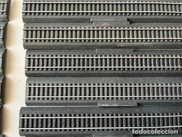 Trenes Escala: 30 PEANAS VIAS PARA EXPOSITOR LOCOMOTORAS ESCALA N