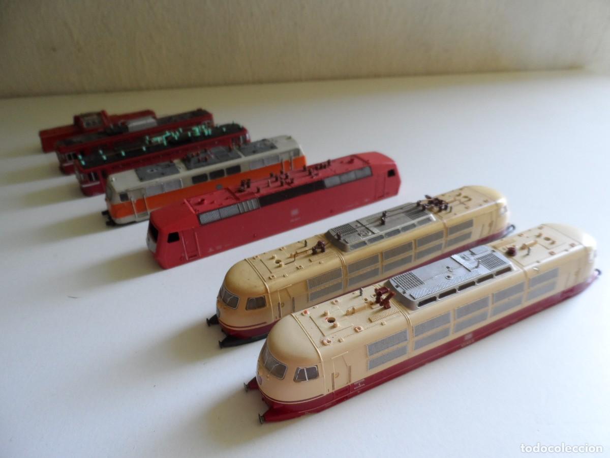 Trenes Escala: LOTE DE CARCASAS LOCOMOTORAS ESCALA N