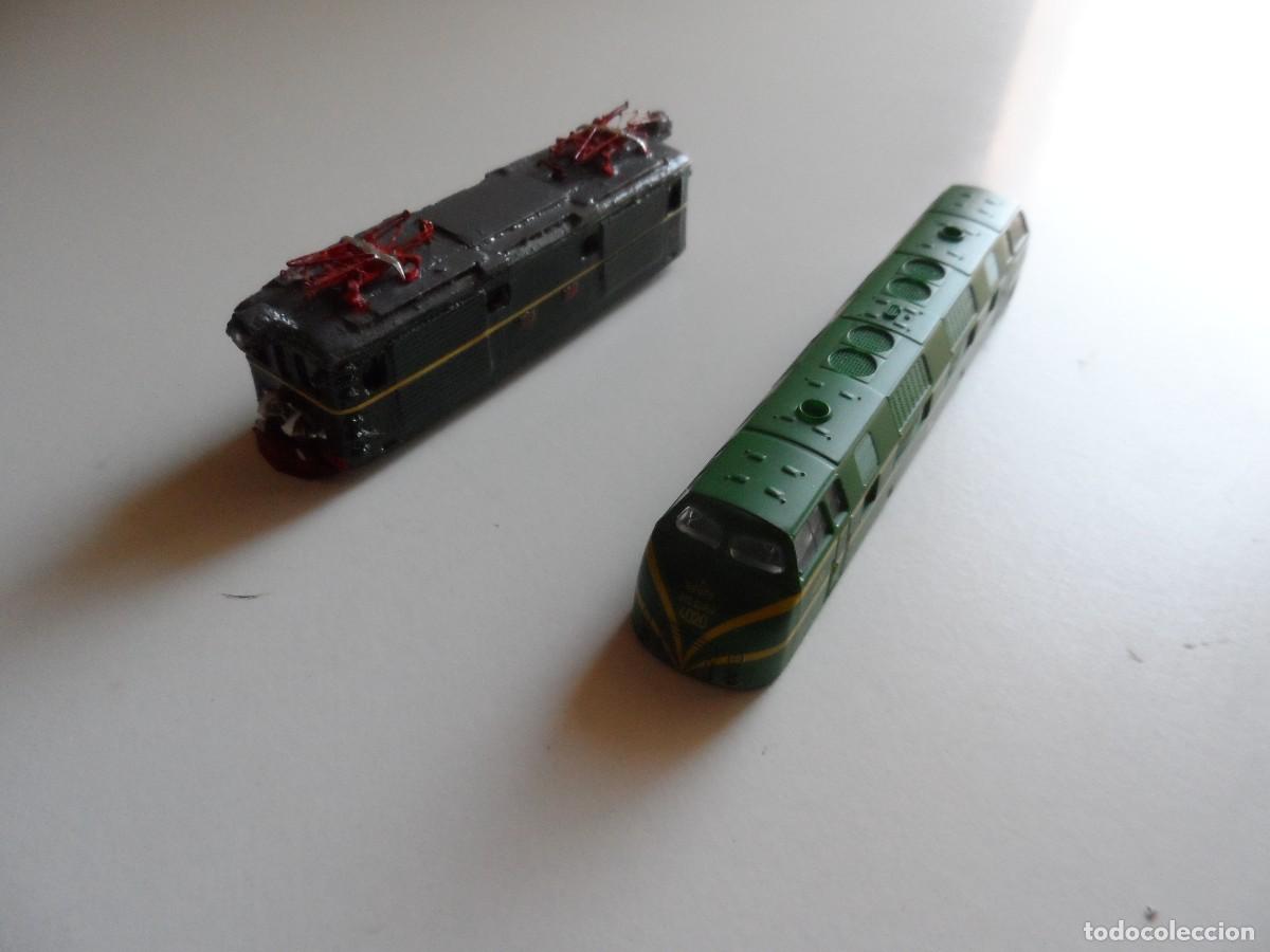 Trenes escala: 2 CARCASAS DESGUACE ESCALA N