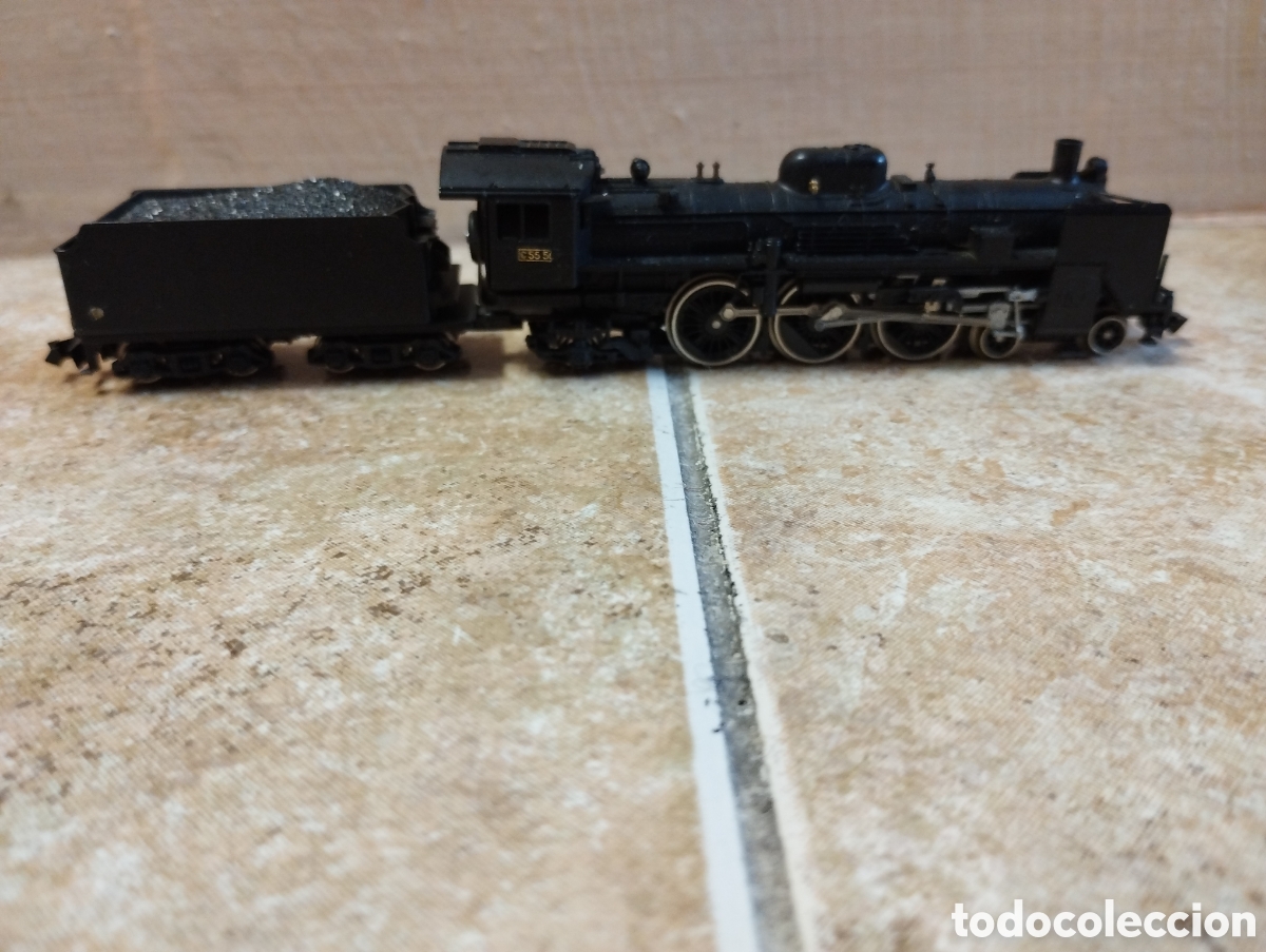 Trenes escala: Locomotora de Vapor japonesa de la serie d 51 marca Kato escala N