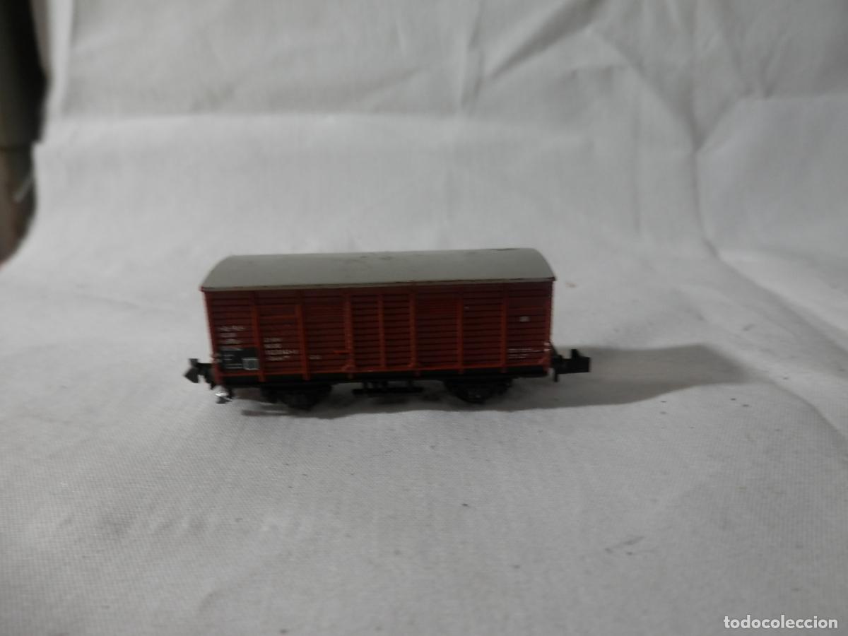 Trenes escala: VAGON CERRADO ESCALA N DE MINITRIX