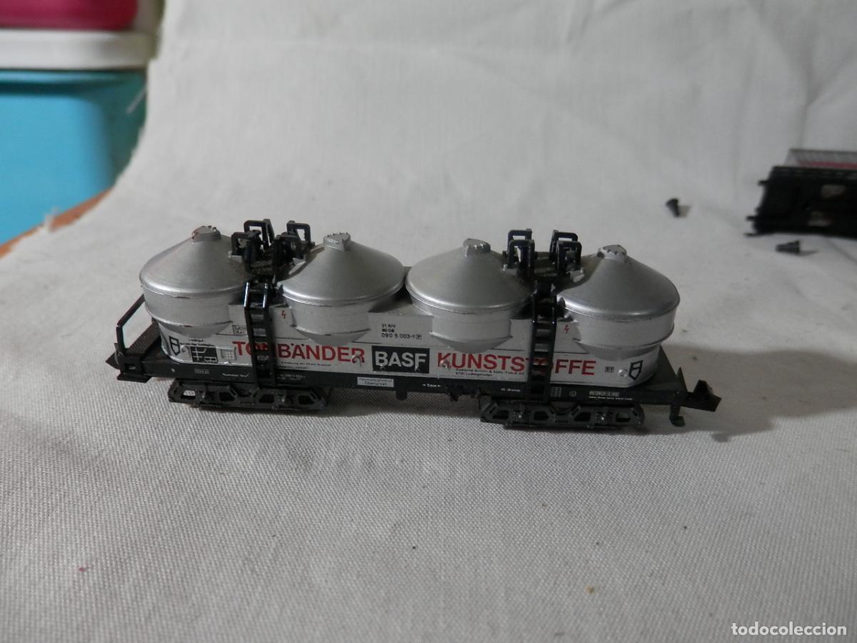 Trenes escala: VAGON SILO ESCALA N DE MINITRIX