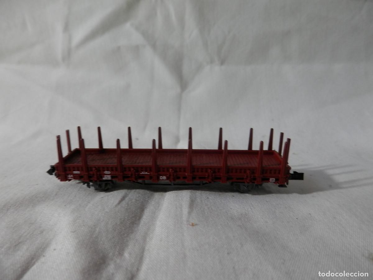 Trenes escala: VAGON TELERO ESCALA N DE ROCO