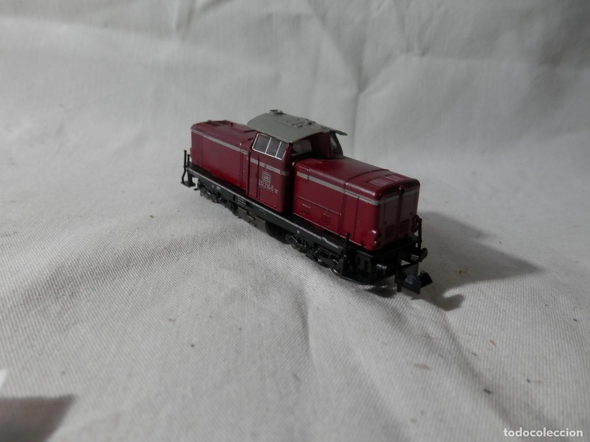 Trenes escala: LOCOMOTORA DIESEL DE LA DB ESCALA N DE MINITRIX