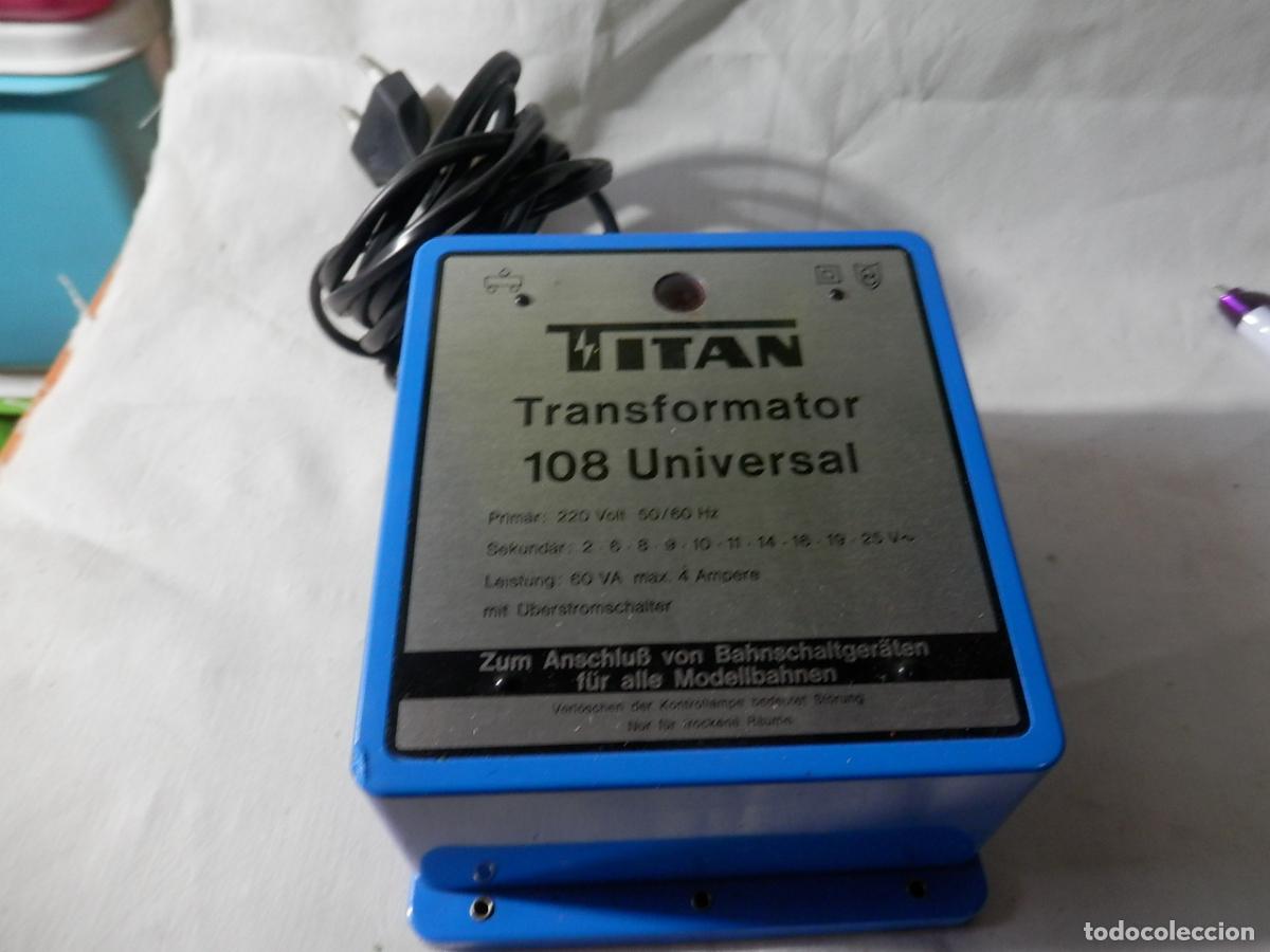 Trenes escala: TRANSFORMADOR DE TITAN