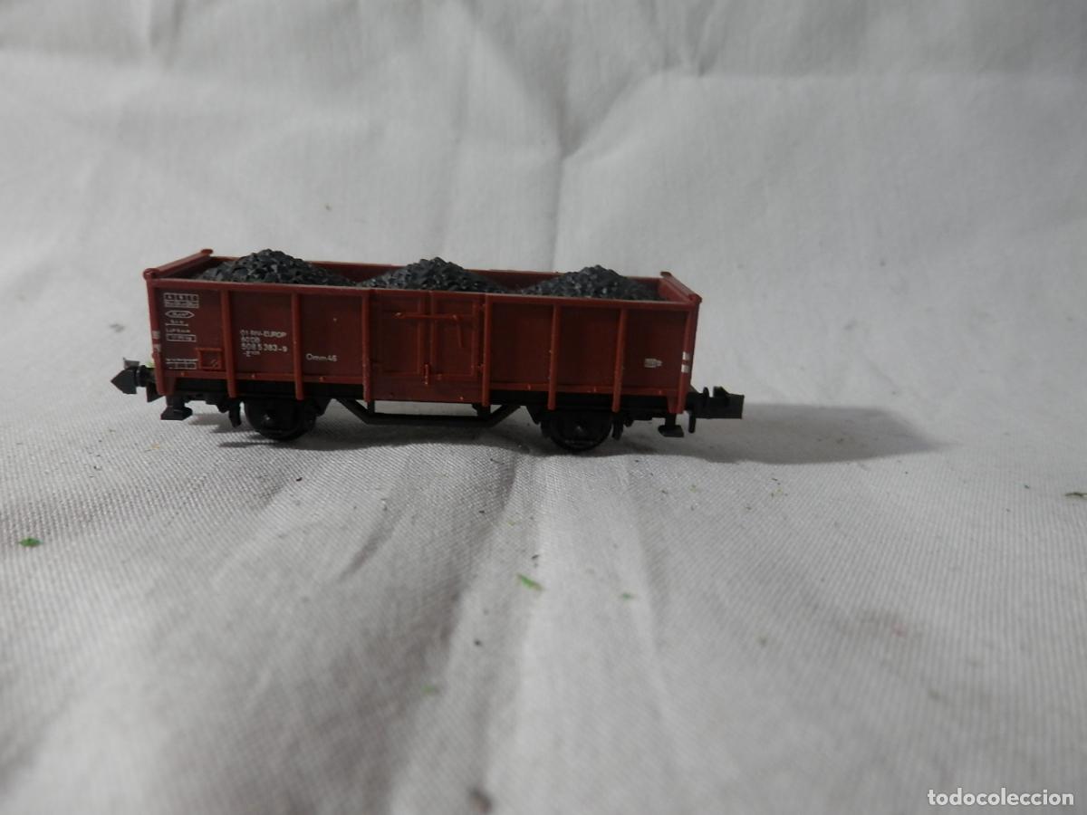 Trenes escala: VAGON BORDE ALTO ESCALA N DE MINITRIX