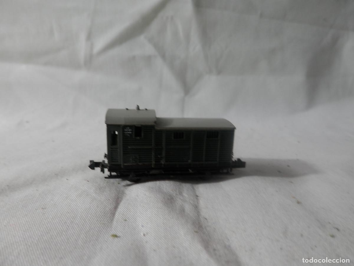 Trenes escala: VAGON FURGON ESCALA N DE MINITRIX