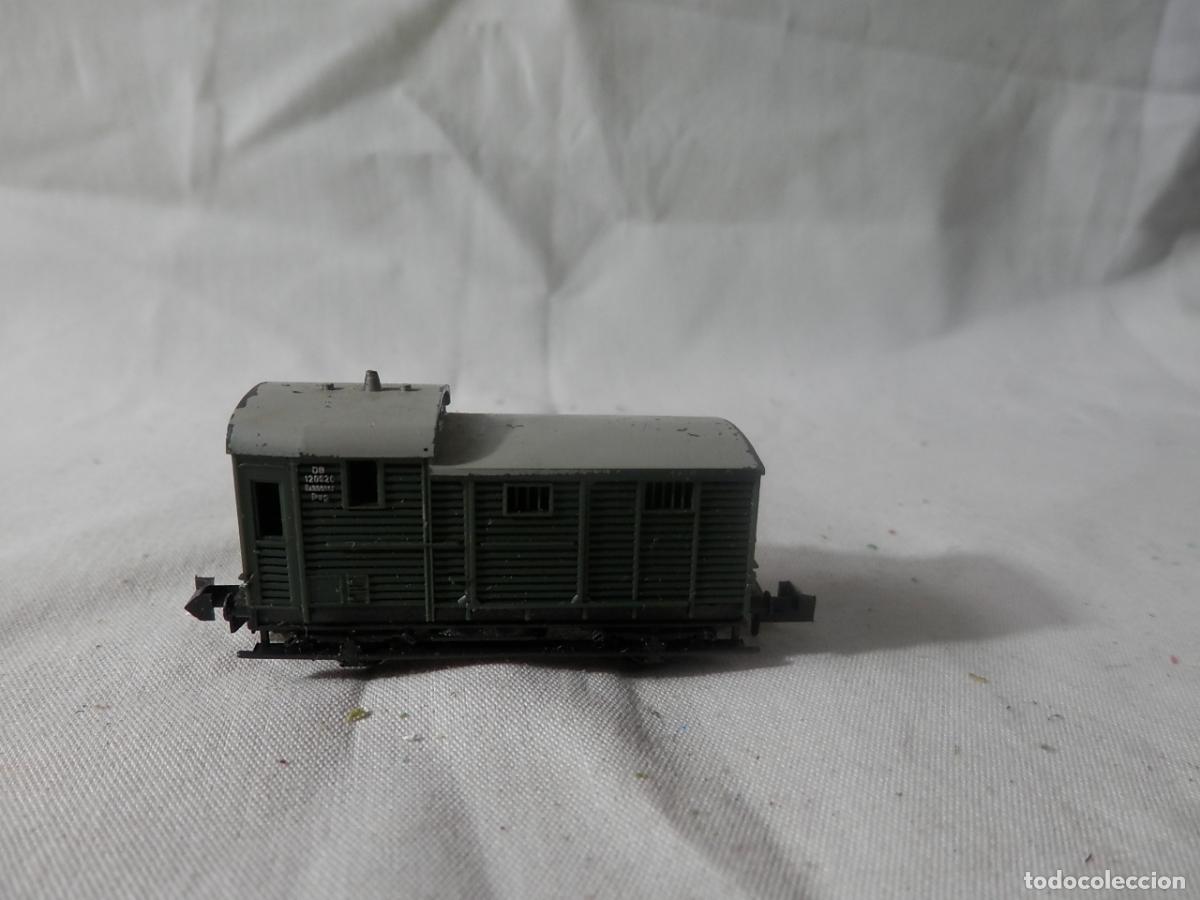 Trenes escala: VAGON FURGON ESCALA N DE MINITRIX