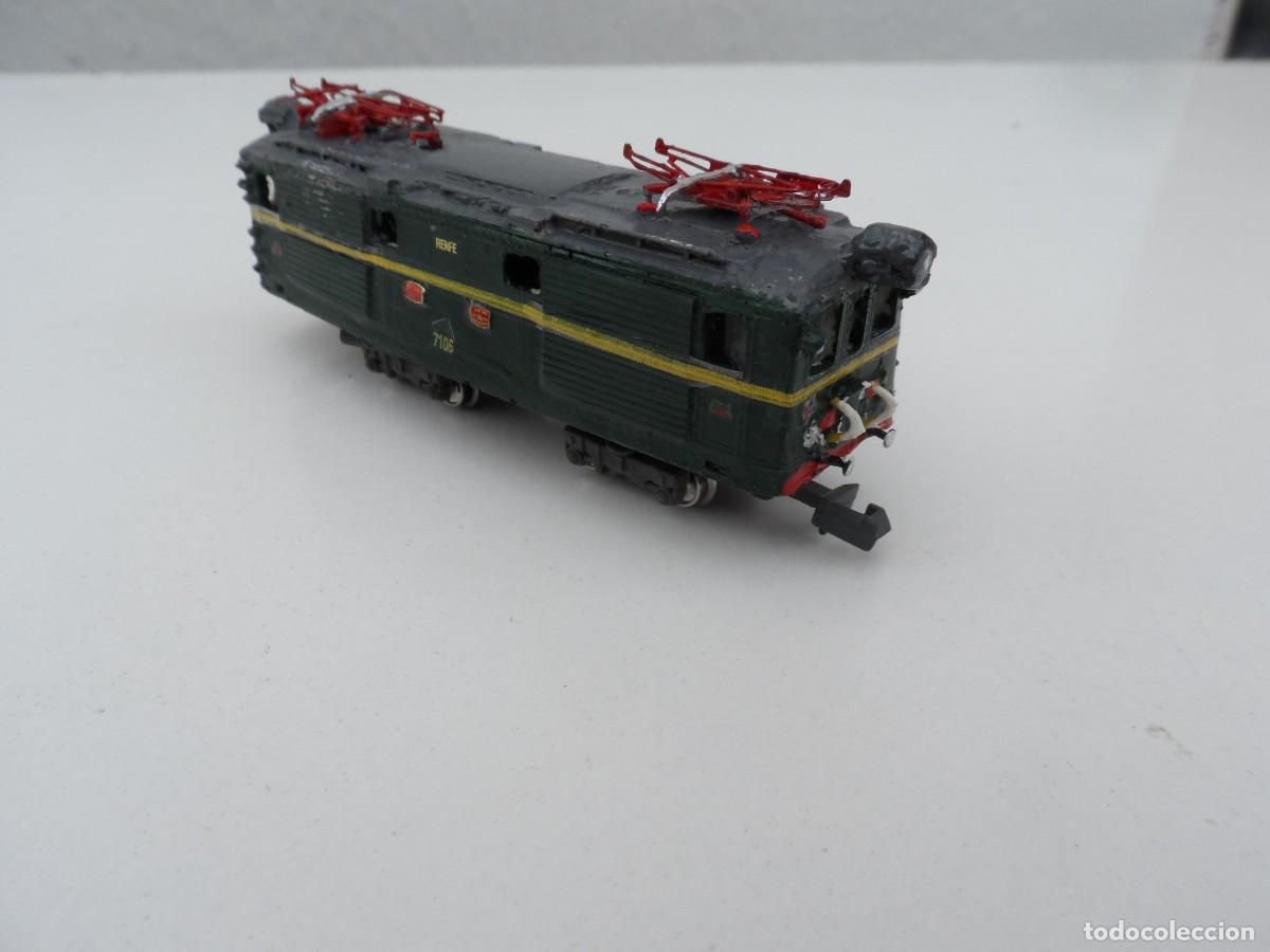 Trenes escala: LOCOMOTORA 1000 RENFE MOTORIZADA CON KATO ESCALA N