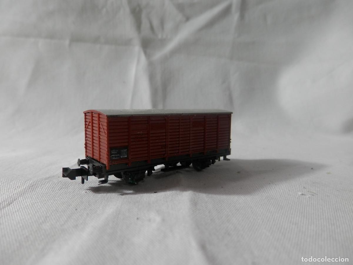 Trenes escala: VAGON CERRADO ESCALA N DE MINITRIX