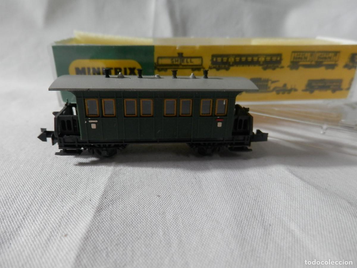Trenes escala: VAGON PASAJEROS 2 EJES ESCALA N DE MINITRIX