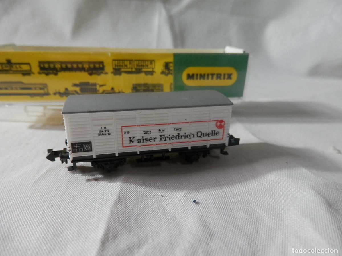 Trenes escala: VAGON CERRADO ESCALA N DE MINITRIX