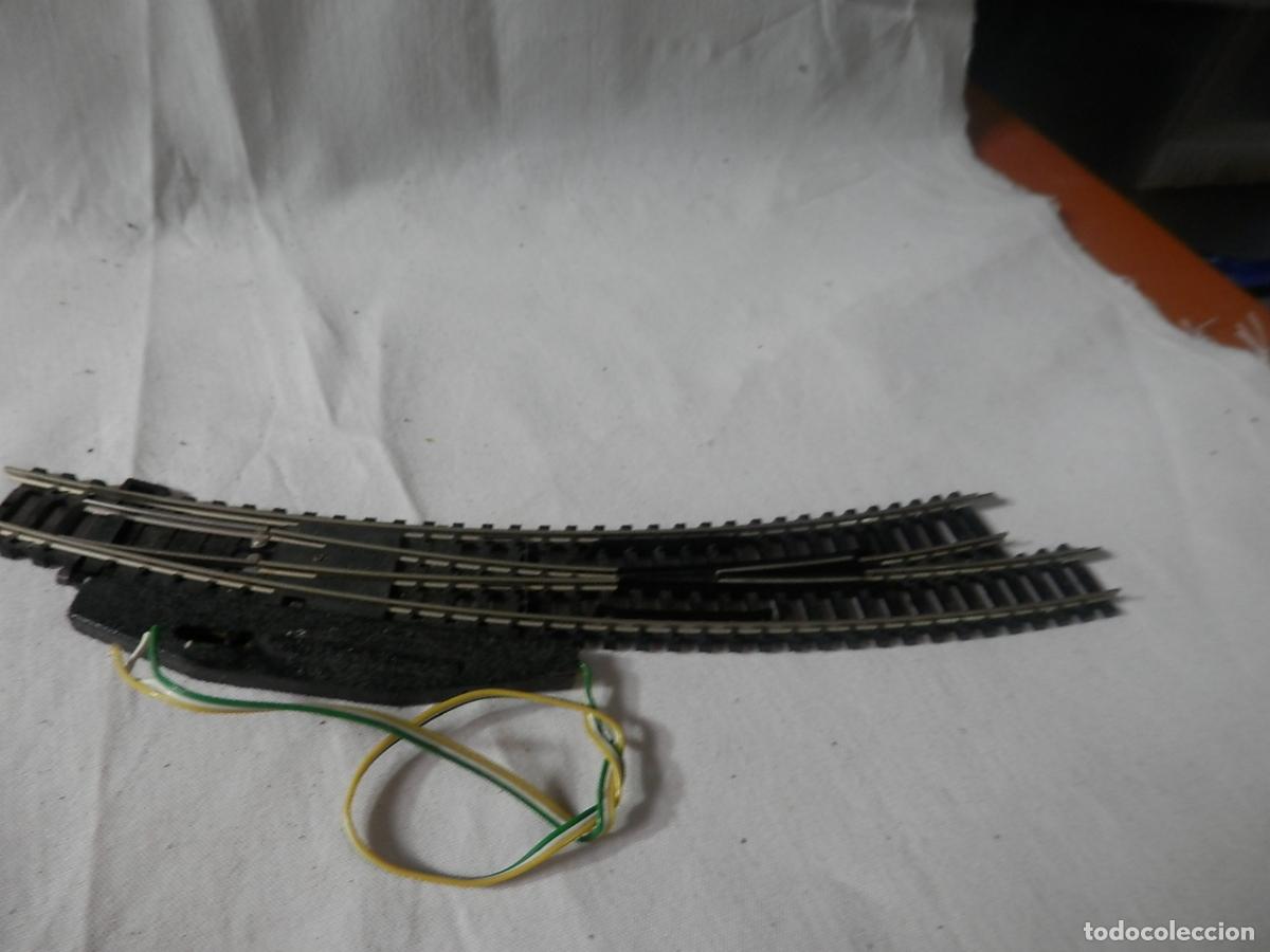 Trenes escala: DESVIO ELECTRICO EN CURVA ESCALA N DE MINITRIX