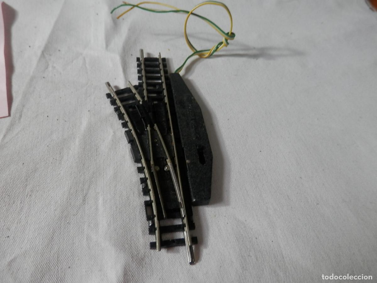 Trenes escala: DESVIO ELECTRICO IZQUIERDO ESCALA N DE MINITRIX