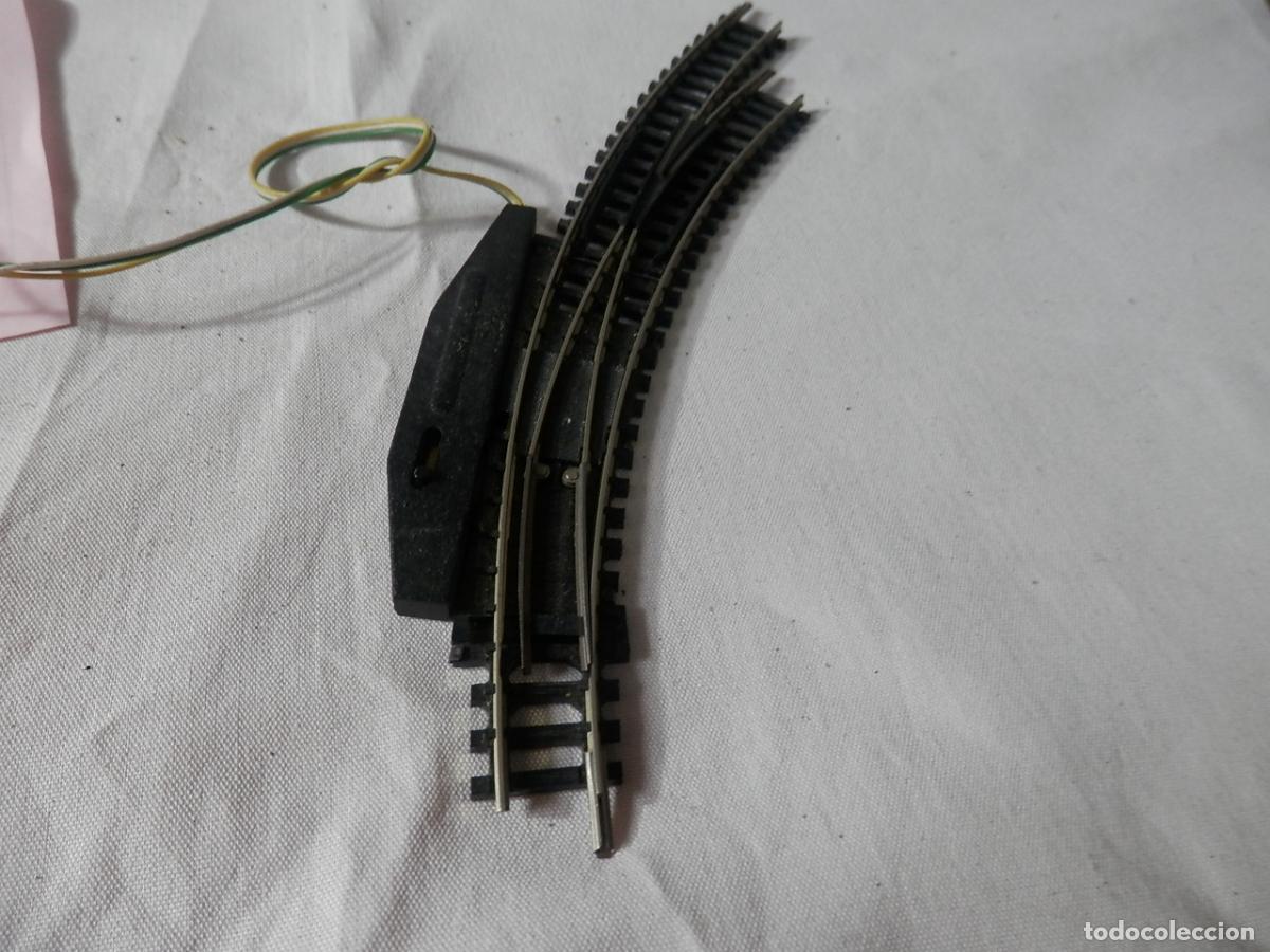 Trenes escala: DESVIO ELECTRICO EN CURVA ESCALA N DE MINITRIX