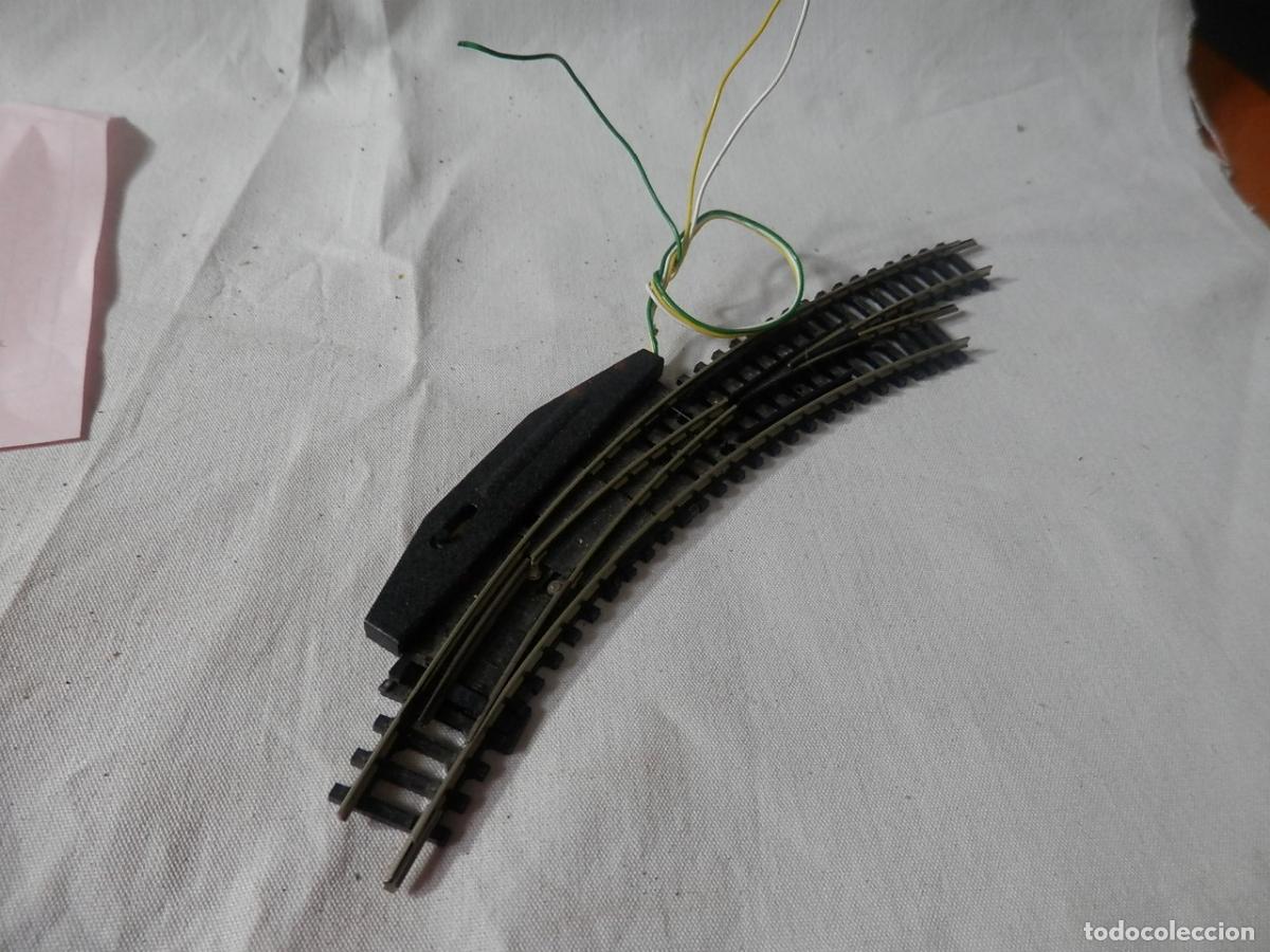 Trenes escala: DESVIO ELECTRICO EN CURVA ESCALA N DE MINITRIX
