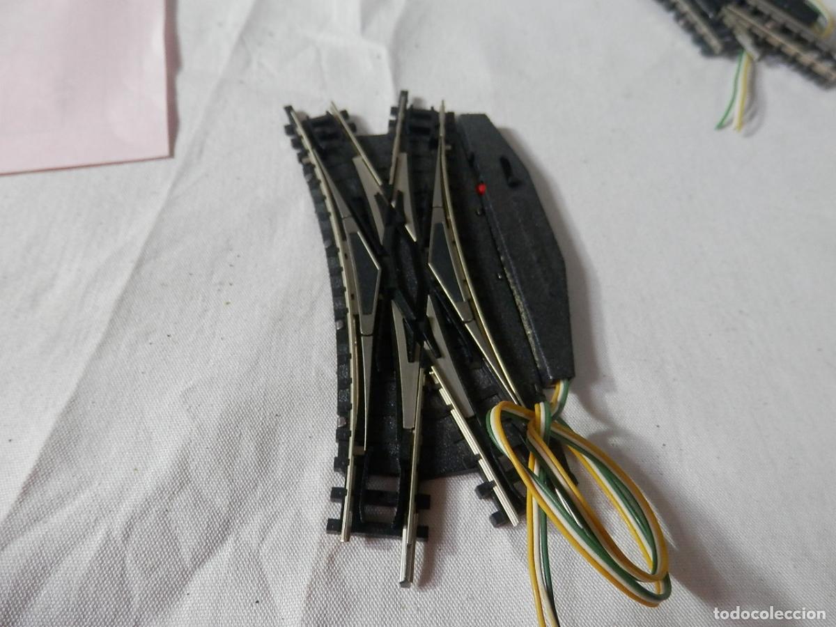 Trenes escala: DESVIO ELECTRICO EN CRUCE ESCALA N DE MINITRIX