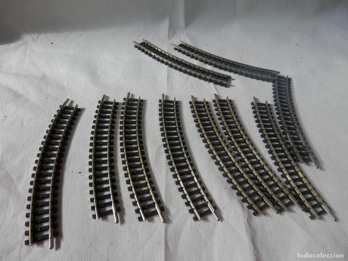 Trenes escala: LOTE VIAS CURVAS ESCALA N DE MINITRIX