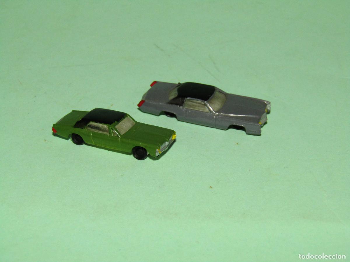 Trenes escala: Antigua Pareja de Autom&oacute;viles Americanos en Escala *N* y 1/160 de BACHMANN Hong Kong