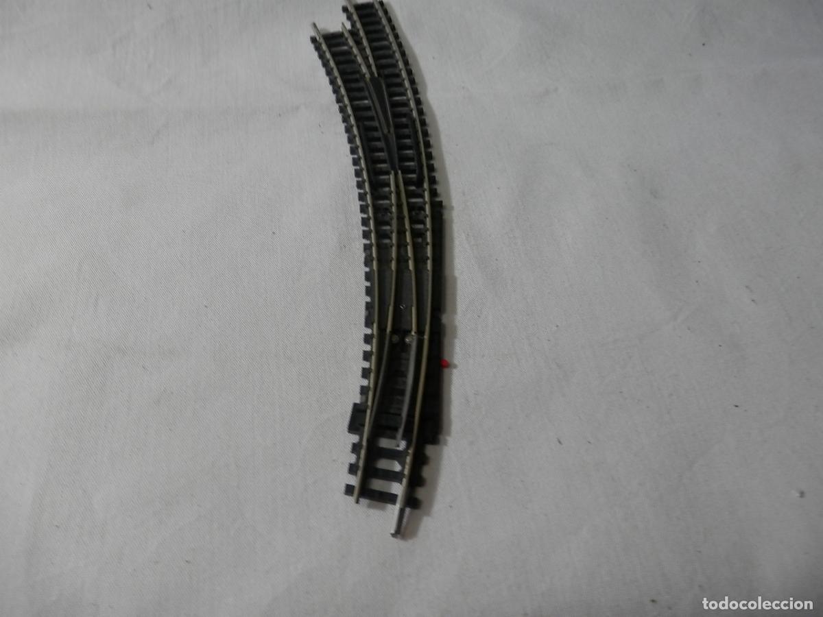 Trenes escala: DESVIO EN CURVA ESCALA N DE MINITRIX