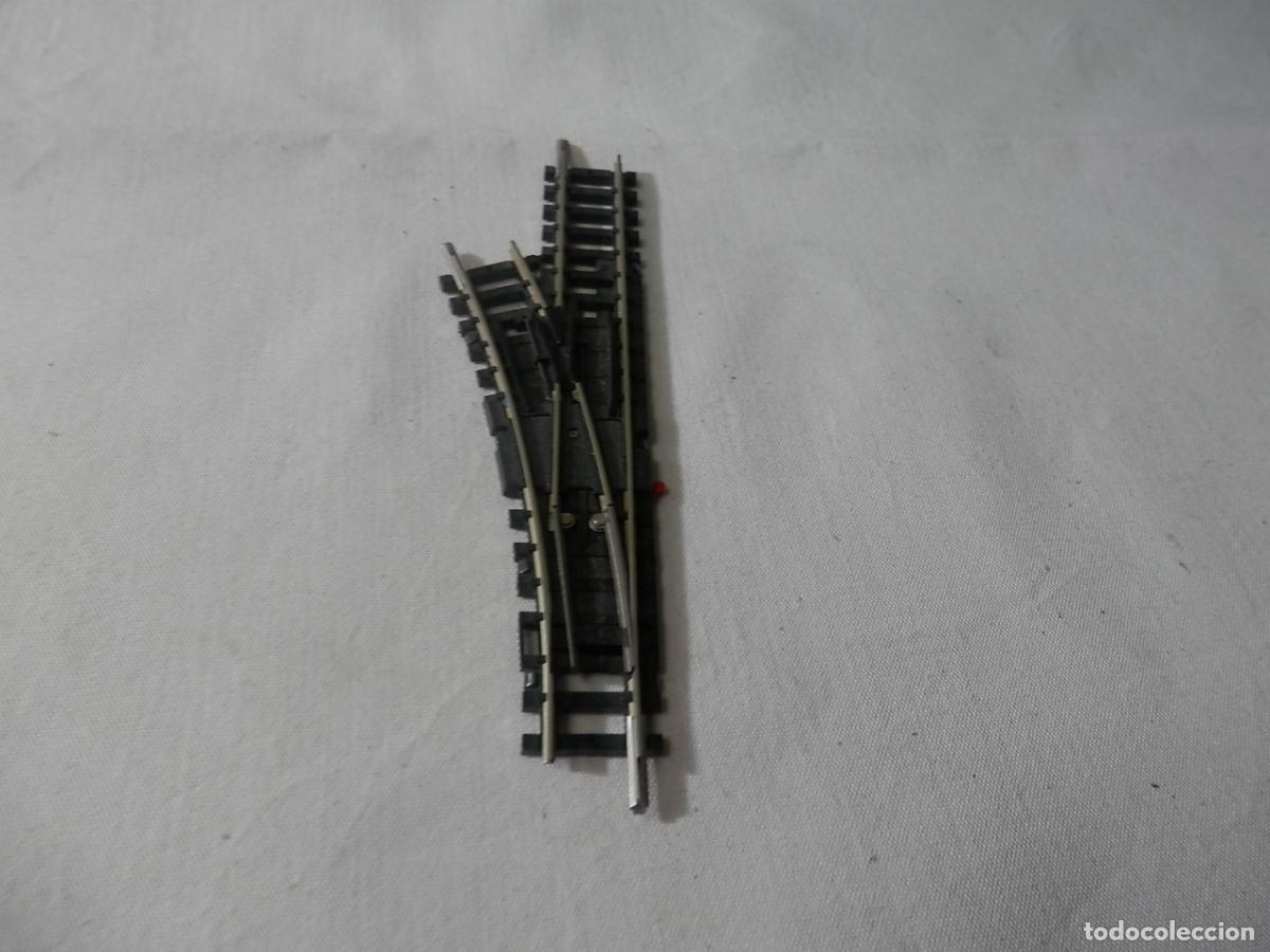 Trenes escala: DESVIO IZQUIERDO ESCALA N DE MINITRIX