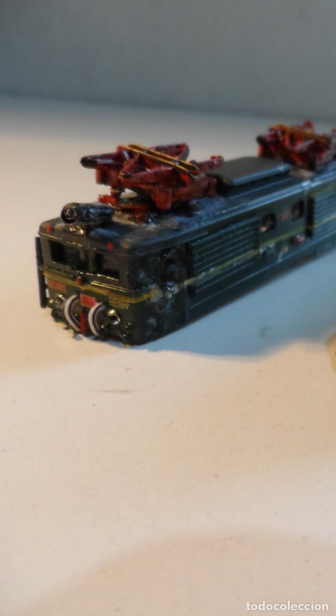 Trenes escala: CARCASA LOCOMOTORA RENFE SERIE 1000 ARTESANAL LESCALA N