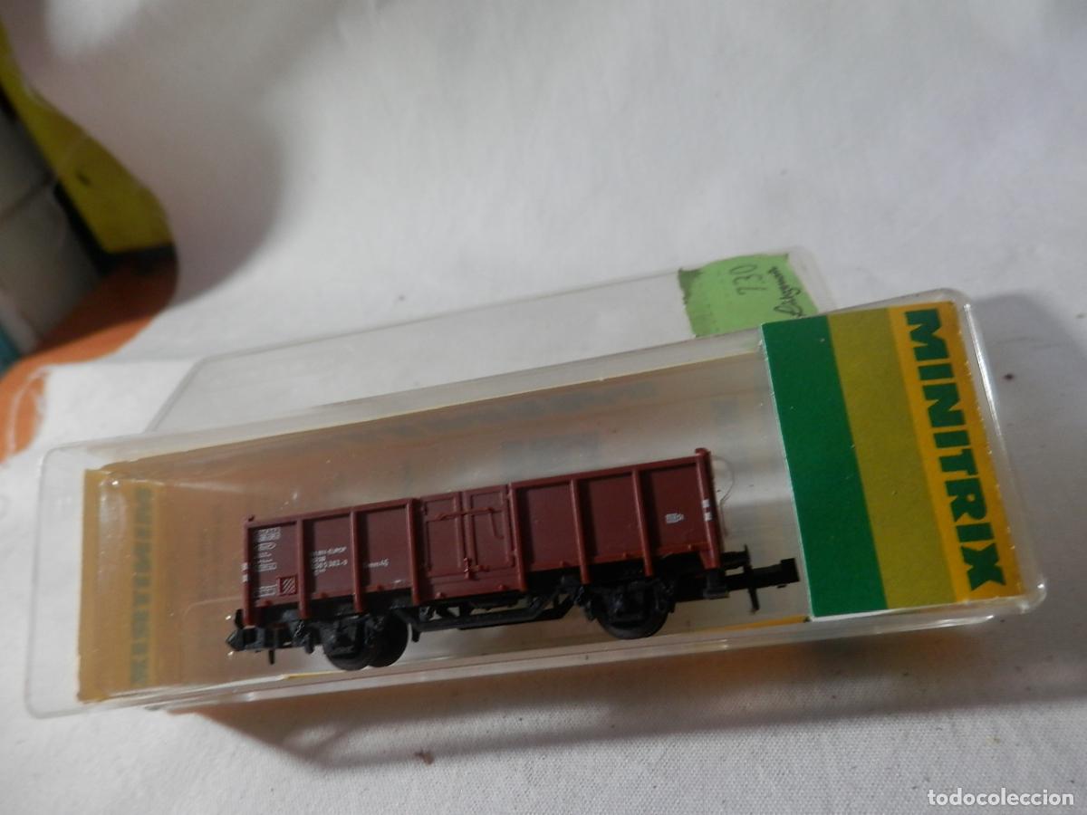 Trenes escala: VAGON BORDE ALTO ESCALA N DE MINITRIX