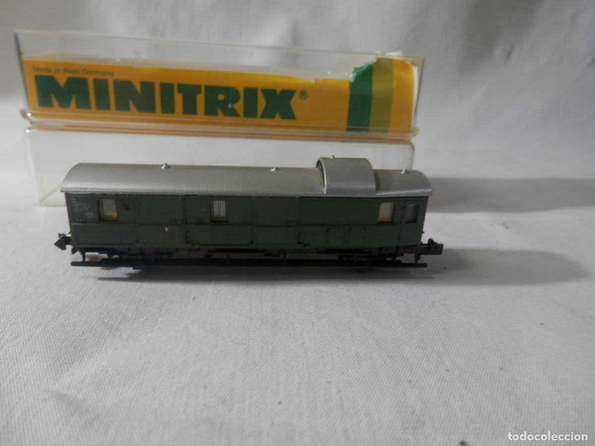Trenes escala: VAGON FURGON ESCALA N DE MINITRIX