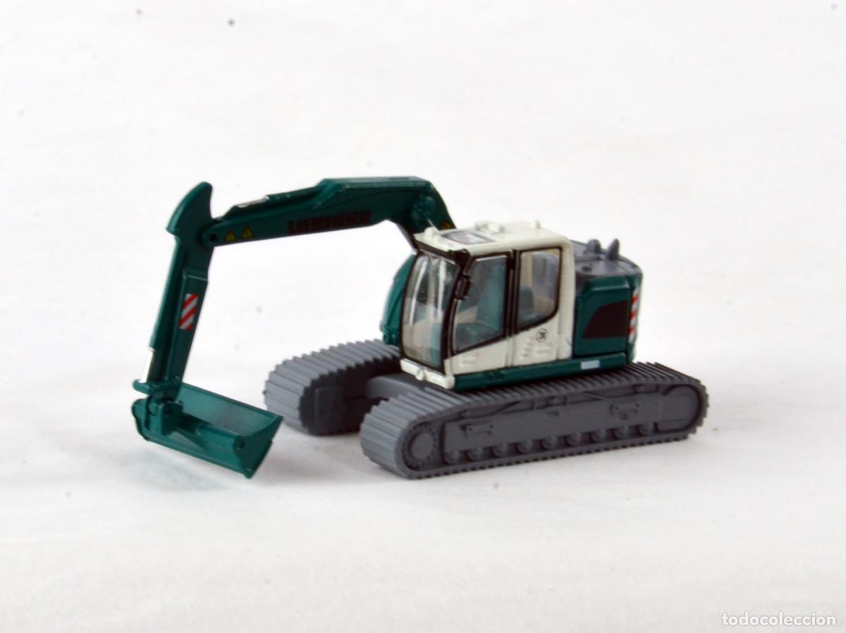 Trenes escala: Lemke Minis Escala N 1:160 Excavadora Liebherr LC4257 Impecable con Caja