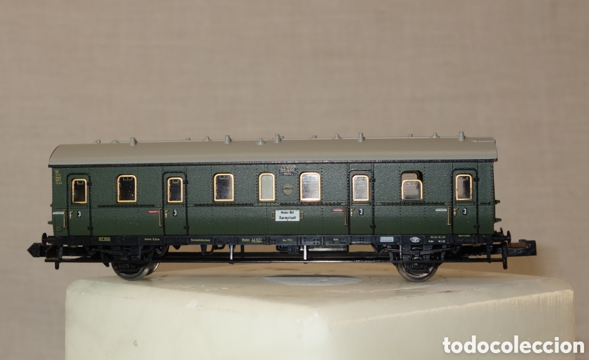 Trenes escala: Vag&oacute;n pasajeros Einheitsabteilwagen (Clase Cd-21b) Minitrix escala N 133