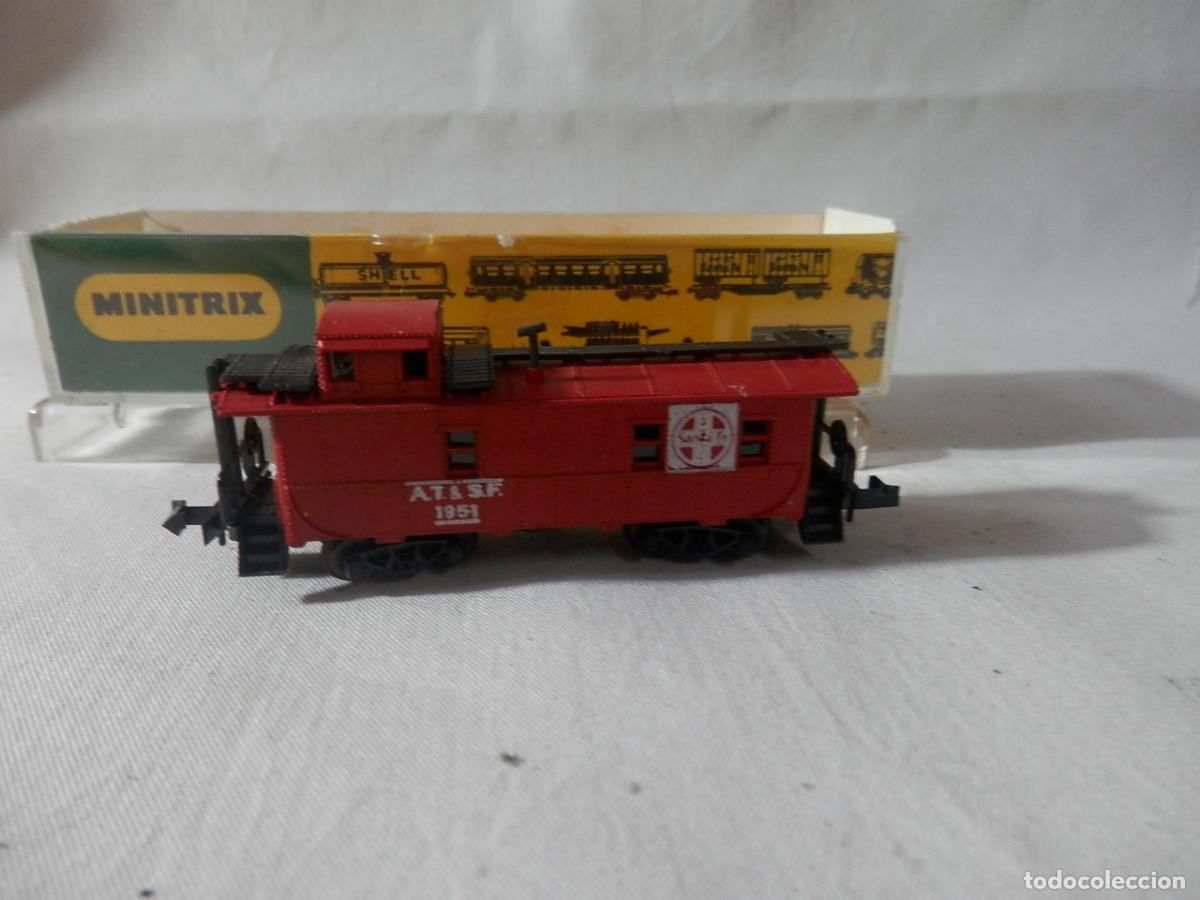 Trenes escala: VAGON FURGON ESCALA N DE MINITRIX