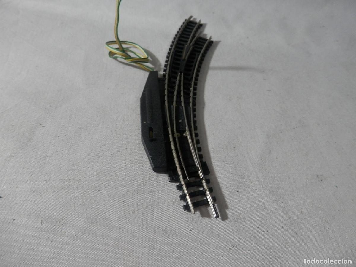 Trenes escala: DESVIO ELECTRICO EN CURVA ESCALA N DE MINITRIX