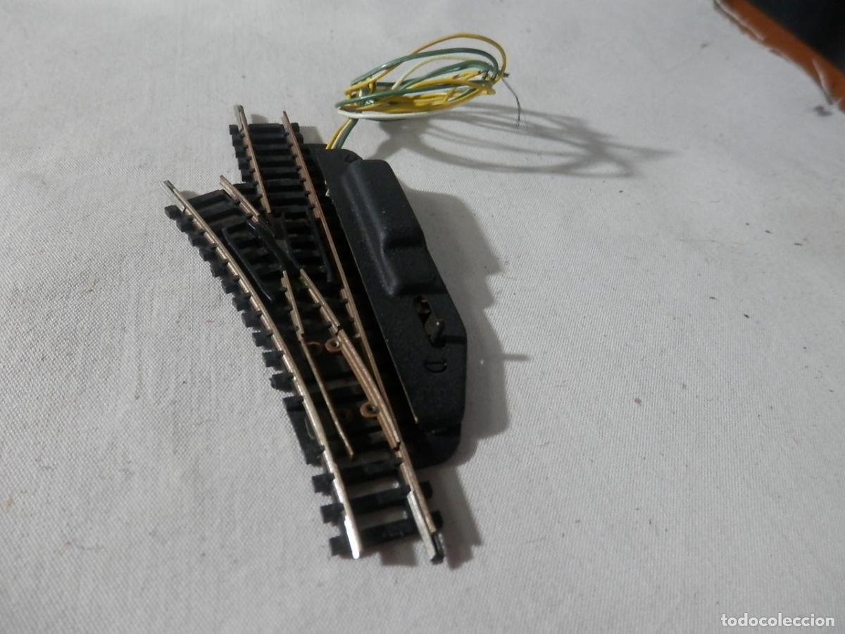 Trenes escala: DESVIO ELECTRICO IZQUIERDO ESCALA N DE MINITRIX