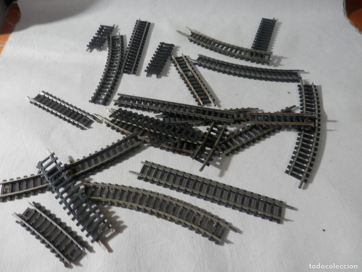 Trenes escala: LOTE VIAS ESCALA N DE MINITRIX